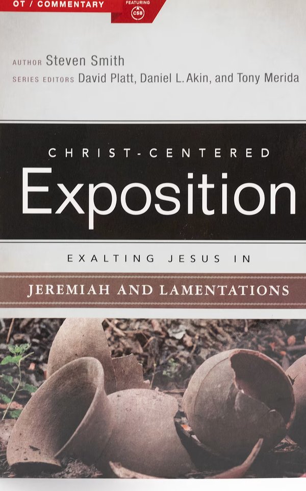 Cover of Exalting Jesus in Jeremiah, Lamentations
